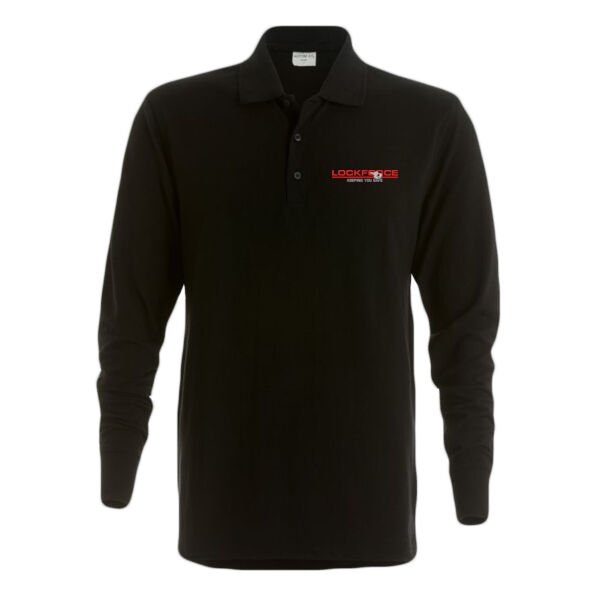 Lockforce Long Sleeve Poly/Cotton Polo Shirt Thumbnail